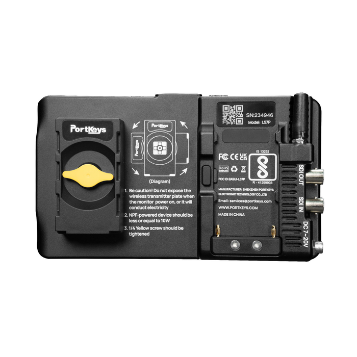 Portkeys LS7P 7" HDMI/SDI Wireless Camera Control Monitor