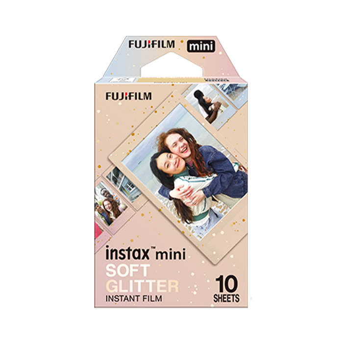Fujifilm Instax Mini Instant Film, Soft Glitter Frame - 10 Exposures