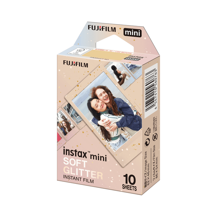 Fujifilm Instax Mini Instant Film, Soft Glitter Frame - 10 Exposures