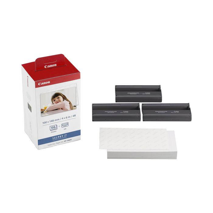 Canon KP-108IN Color Ink & Paper Set
