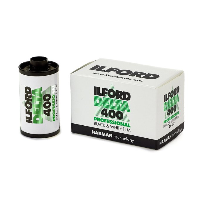 Ilford Delta 400 Professional Black & White Negative - 35mm Film, 24 Exposures, Single Roll