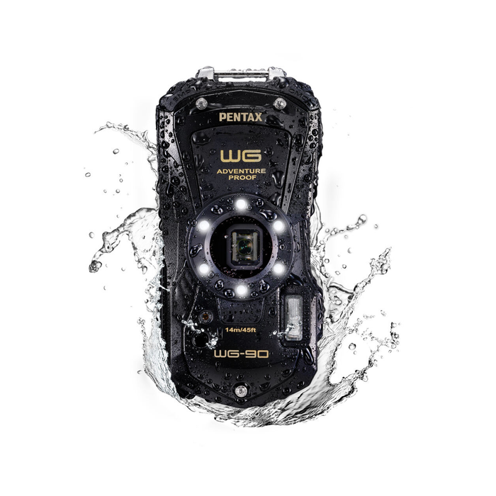 Pentax WG-90 All-Weather Digital Camera - Black