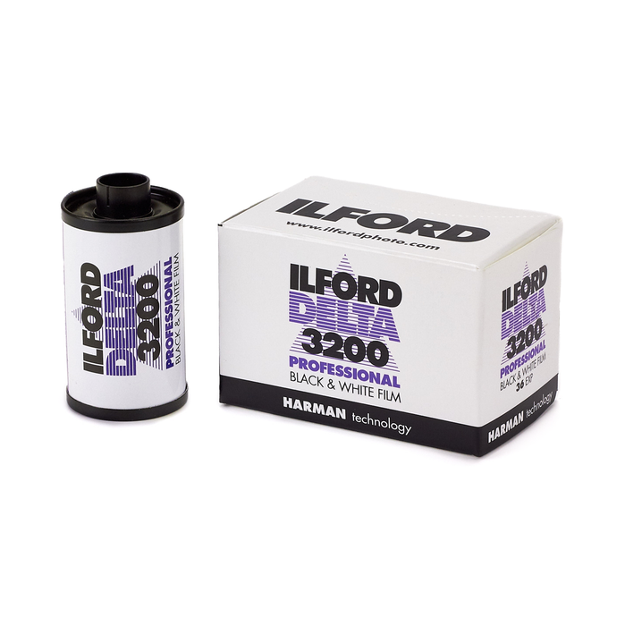 Ilford Delta 3200 Professional Black & White Negative - 35mm Film, 36 Exposures, Single Roll