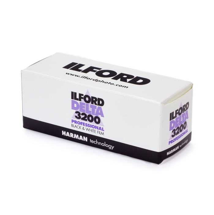 Ilford Delta 3200 Professional Black & White Negative - 120 Film, Single Roll