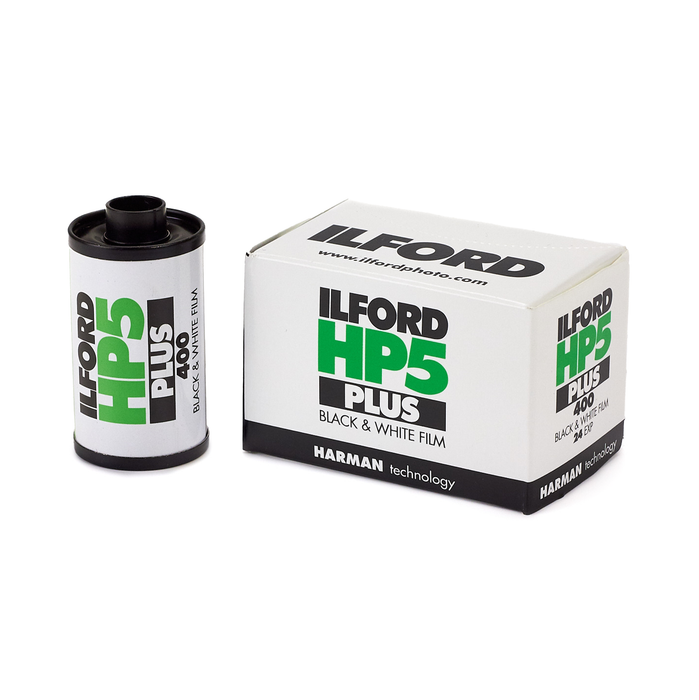 Ilford HP5 Plus 400 Black & White Negative - 35mm Film, 24 Exposures, Single Roll