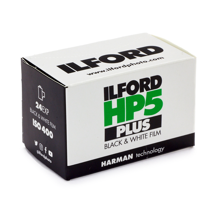 Ilford HP5 Plus 400 Black & White Negative - 35mm Film, 24 Exposures, Single Roll