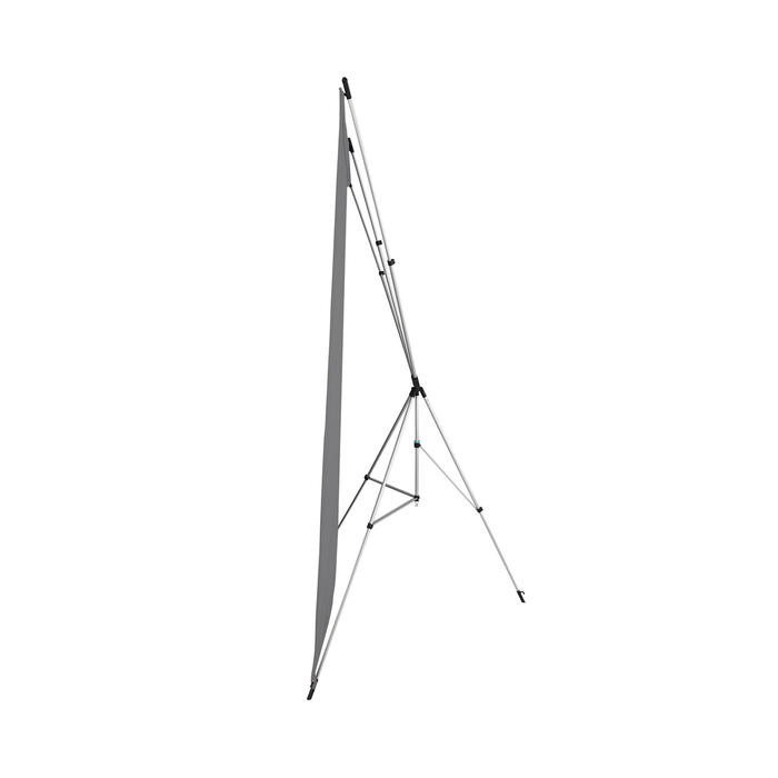 Westcott X-Drop Wrinkle-Resistant Backdrop Kit, 5' x 7' - Neutral Gray