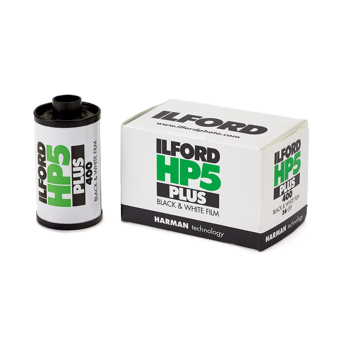 Ilford HP5 Plus 400 Black & White Negative - 35mm Film, 36 Exposures, Single Roll