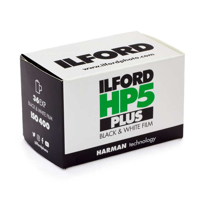 Ilford HP5 Plus 400 Black & White Negative - 35mm Film, 36 Exposures, Single Roll