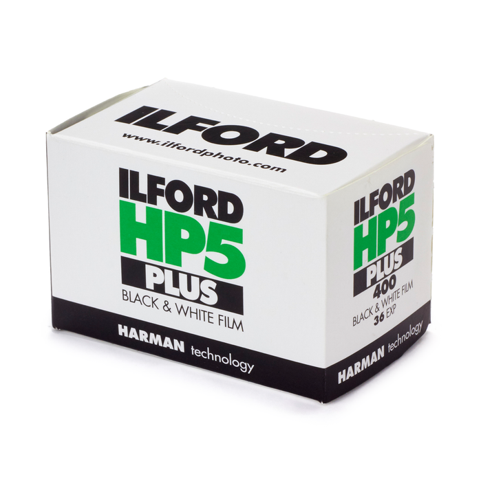 Ilford HP5 Plus 400 Black & White Negative - 35mm Film, 36 Exposures, Single Roll