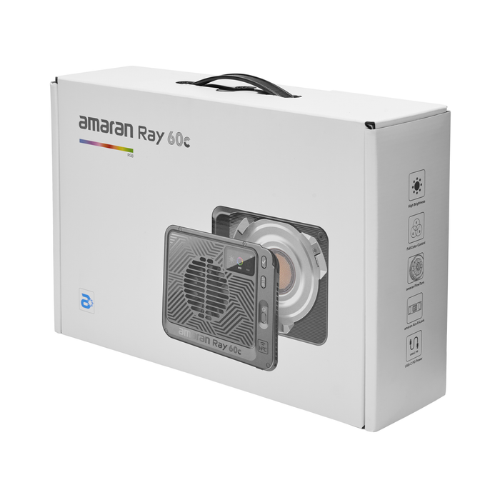 Amaran Ray 60c Compact RGB LED Light All-in-One Creator Kit
