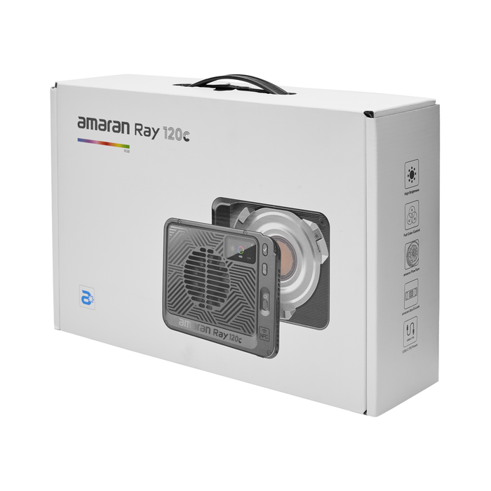 Amaran Ray 120c Compact RGB LED Light All-in-One Creator Kit