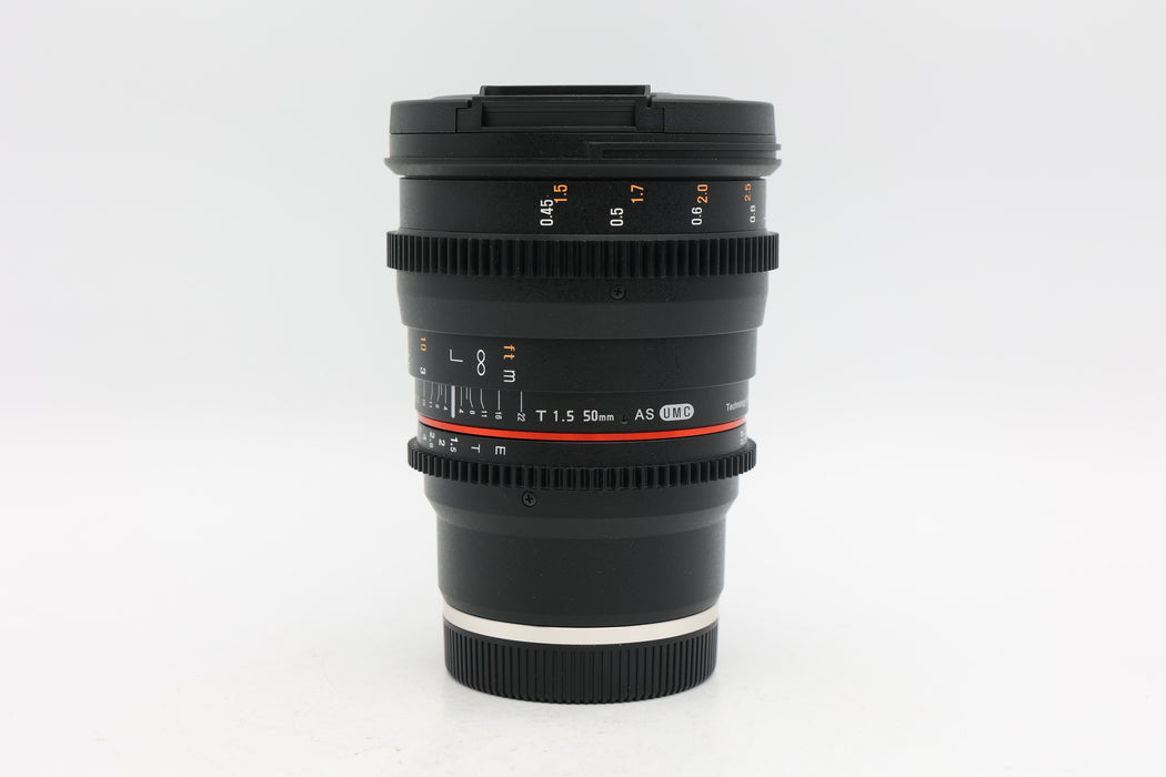 Used Rokinon Cine 50mm T1.5 FE (EX)