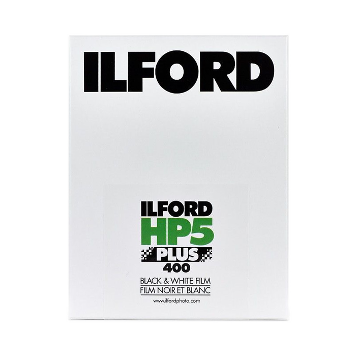 Ilford HP5 Plus 400 Black & White Negative - 4x5" Film, 25 Sheets