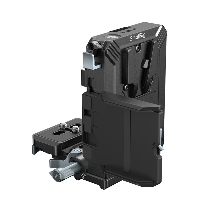 SmallRig V-Mount Battery Mount Plate Kit with Pro Circuit, 65W PD Charging, LCD Bracket & Tool-Free Arca-Swiss QR Plate 5227