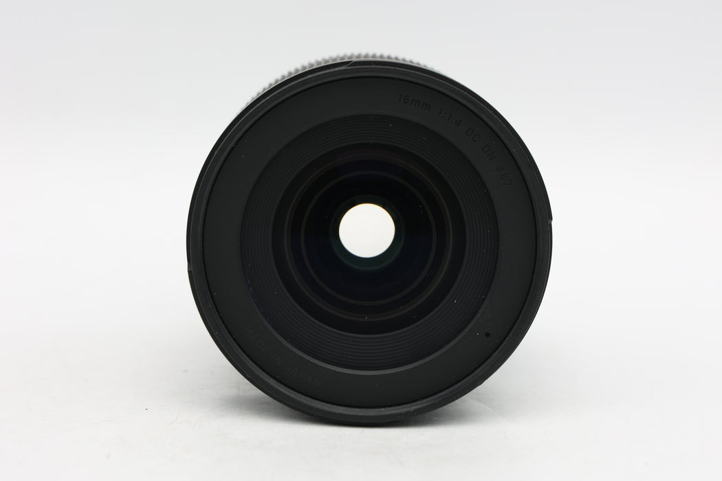 Used Sigma 16mm f1.4 DC Sony (VG)