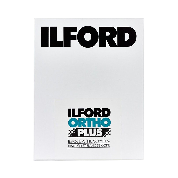 Ilford Ortho Plus 80 Black & White Negative - 8x10" Film, 25 Sheets