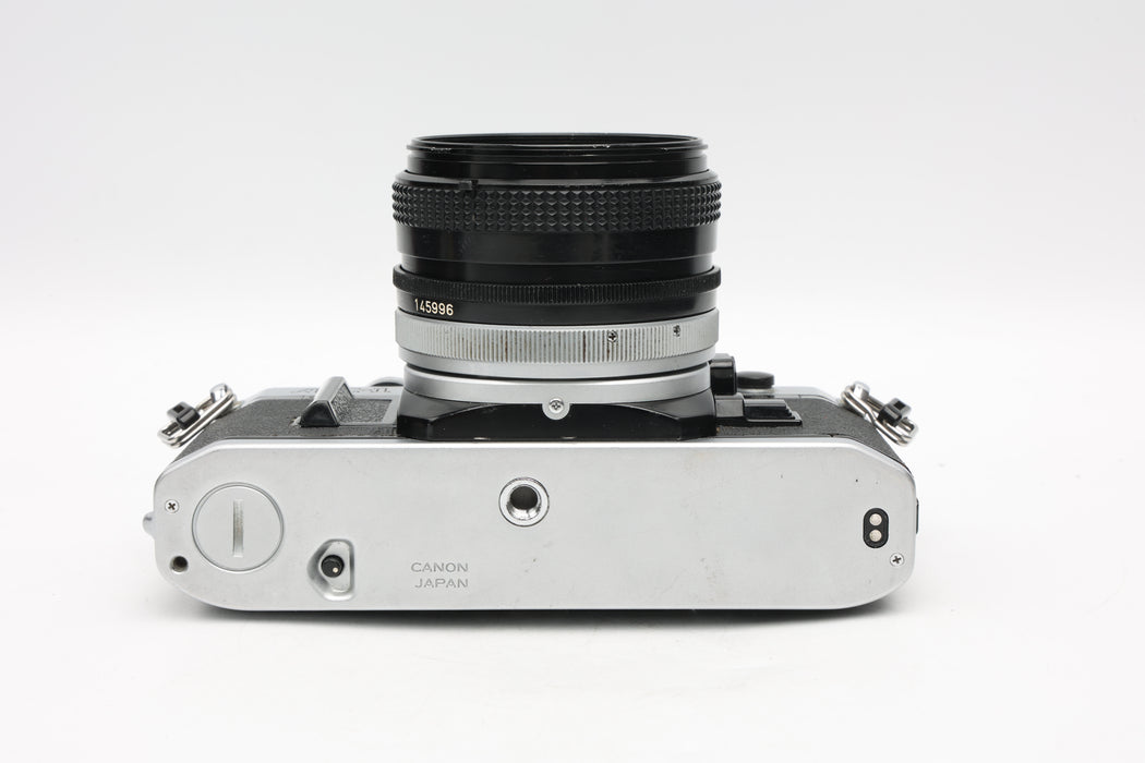 Used Canon AE-1 W/50mm F1.8 (G)