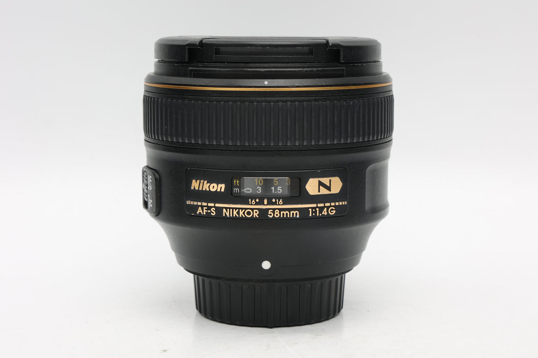 Used Nikon AF-S 58mm f1.4G (Good)