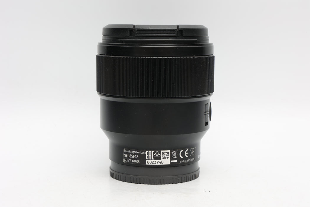 Used Sony FE 85mm f1.8 (EX)