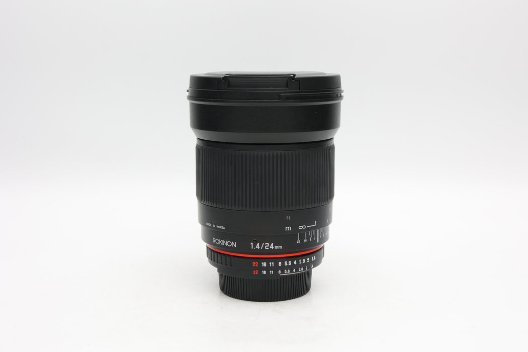 Used Rokinon 24mm F1.4 NAF (VG)