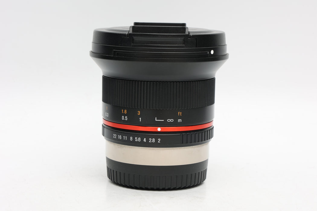 Used Samyang 12mm f2 Fuji (EX)