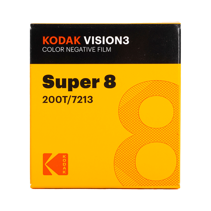 Kodak VISION3 200T Color Negative Film #7213 - Super 8, 50' Roll