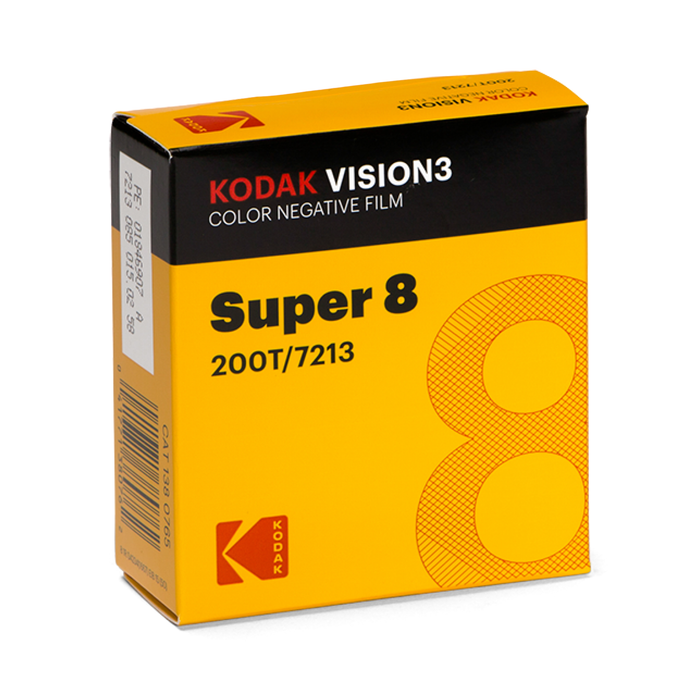 Kodak VISION3 200T Color Negative Film #7213 - Super 8, 50' Roll