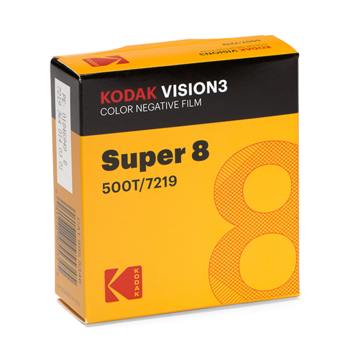 Kodak VISION3 500T Color Negative Film #7219 - Super 8, 50' Roll