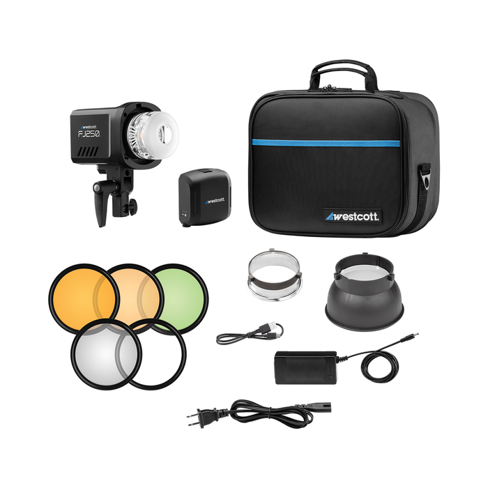 Westcott FJ250 Touchscreen Strobe with FJ Pro AC/DC Battery (250Ws)