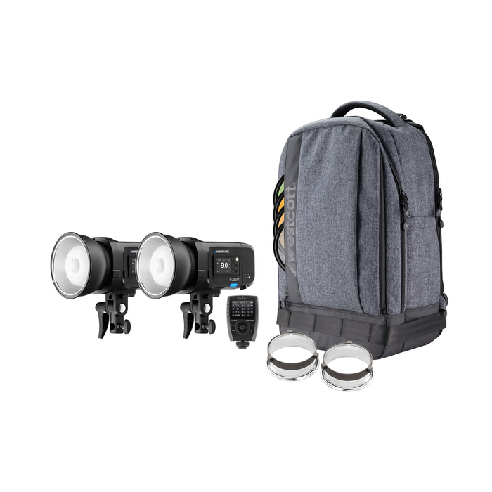 Westcott FJ250 Strobe 2-Light Backpack Kit with FJ-X3 Universal Wireless Trigger