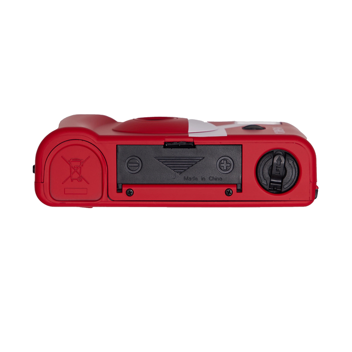 Yashica MF-1Y Snapshot Art 35mm Film Camera - Red