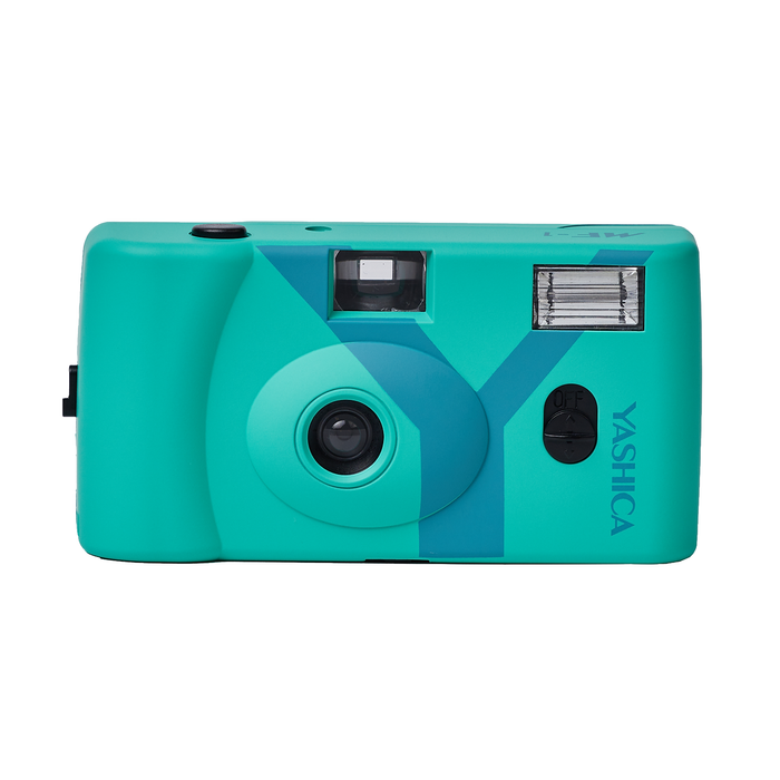 Yashica MF-1Y Snapshot Art 35mm Film Camera - Turquoise