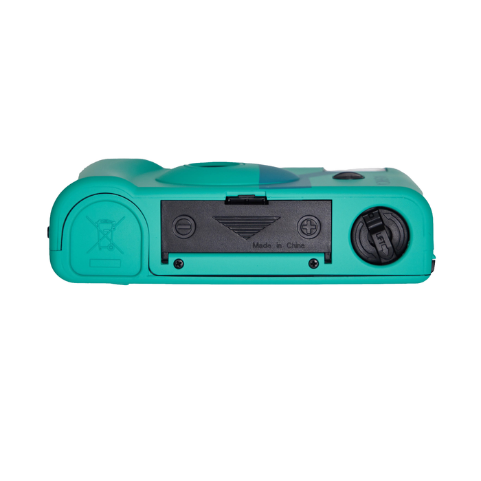 Yashica MF-1Y Snapshot Art 35mm Film Camera - Turquoise