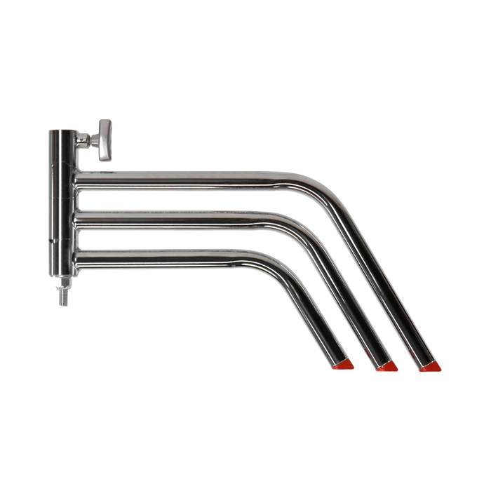 Matthews 40" C+Stand with Spring Loaded Turtle Base Chrome