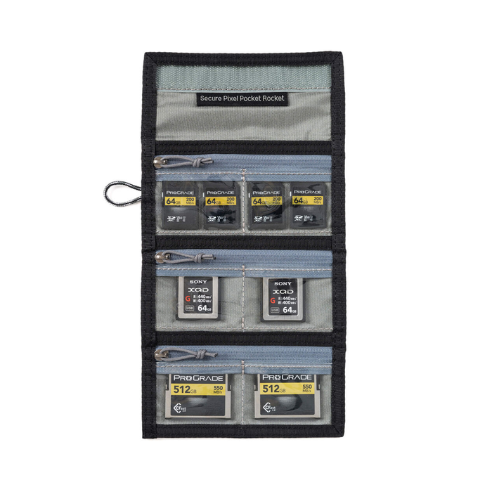 Think Tank Photo Secure Pixel Pocket Rocket Memory Card Wallet - Black Slate
