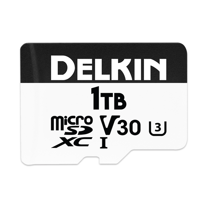 Delkin Devices 1TB DRONE UHS-I (U3/V30/A2) microSD Memory Card