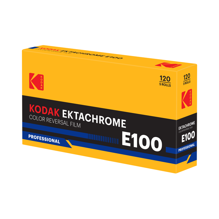Kodak Eastman Professional EKTACHROME E100 Color Reversal - 120 Film, 5 Pack