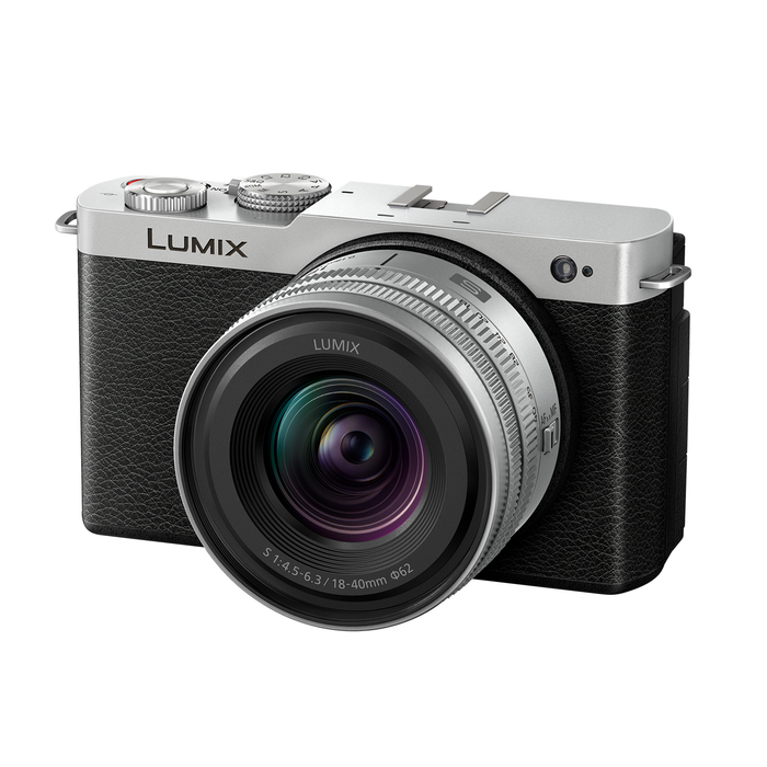 Lumix S9 Full Frame Mirrorless Camera with 18-40mm f/4.5-6.3 Lens Kit - Black & Silver