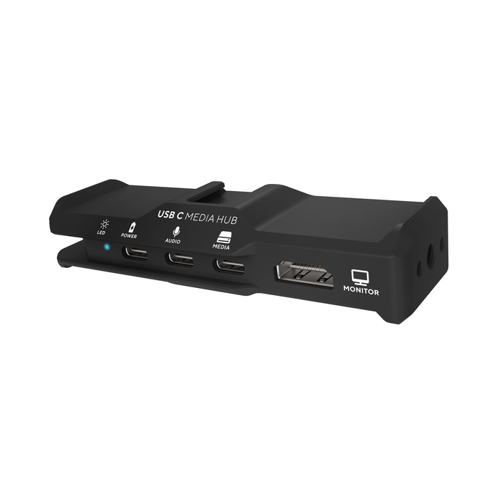 Kondor Blue USB-C Media Hub for iPhone 15/16/17 - Raven Black