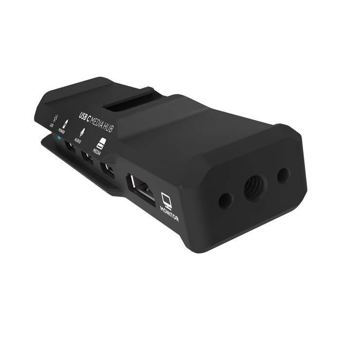Kondor Blue USB-C Media Hub for iPhone 15/16/17 - Raven Black