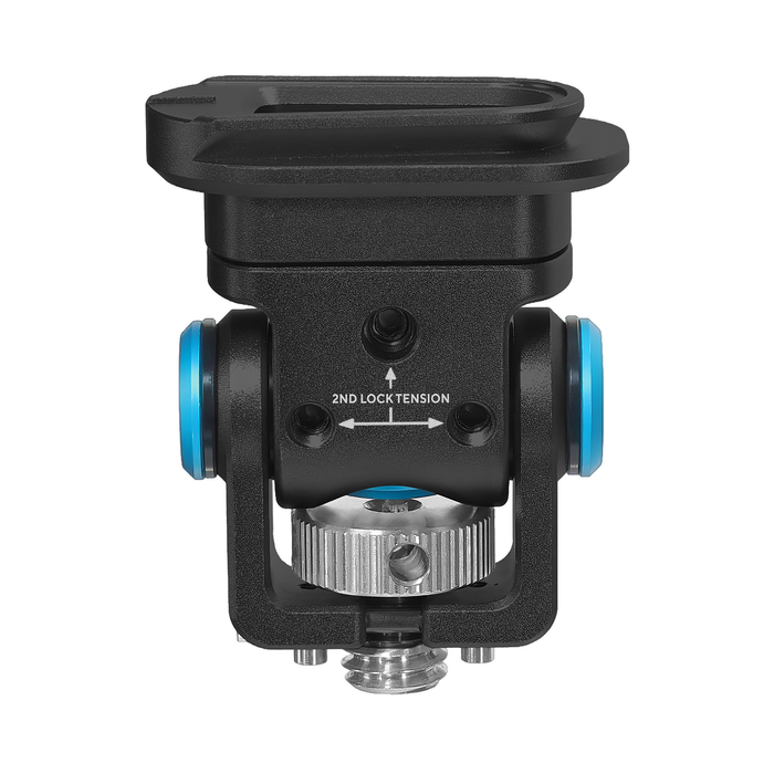 Kondor Blue Mini Lock QR Swivel Tilt Monitor Mount with ARRI Pin (Pan/Tilt) - Raven Black