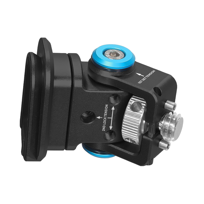 Kondor Blue Mini Lock QR Swivel Tilt Monitor Mount with ARRI Pin (Pan/Tilt) - Raven Black