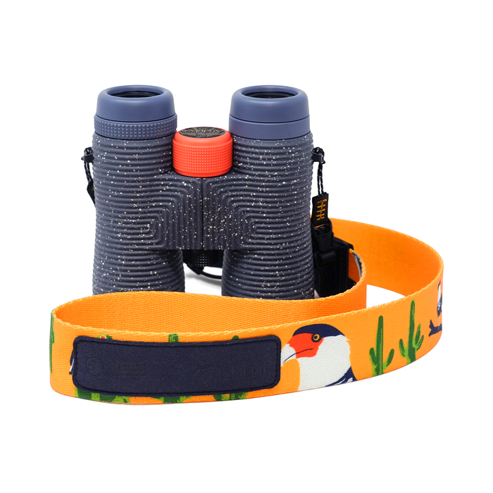 Nocs Provisions x Audubon Field Issue 8x42 Waterproof Binoculars Bundle with Strap - Audubon Crested Caracara (Limited-Edition)