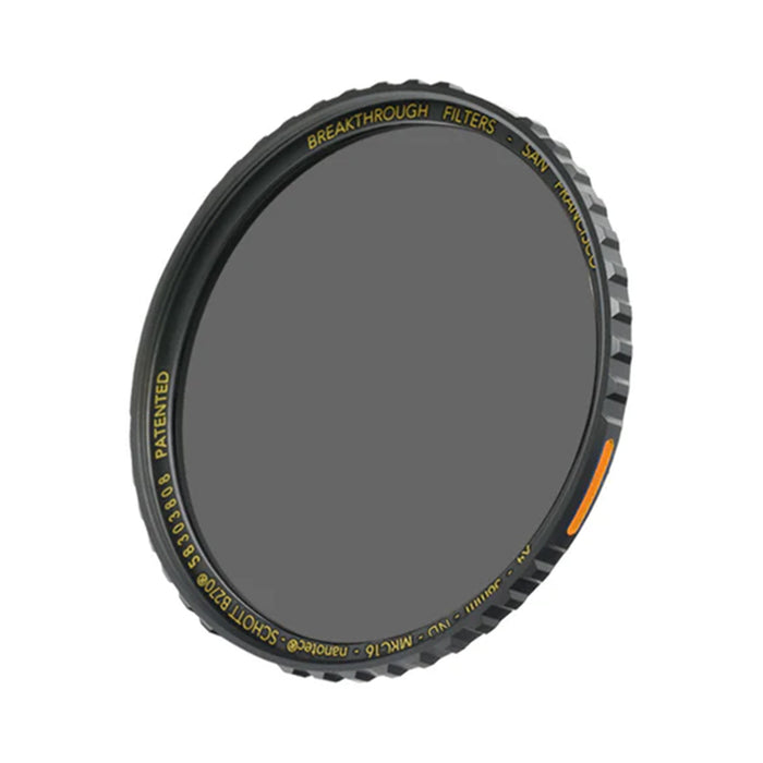 Breakthrough Photography 52mm X4 Solid Neutral Density 0.9 Filter - 3 Stop