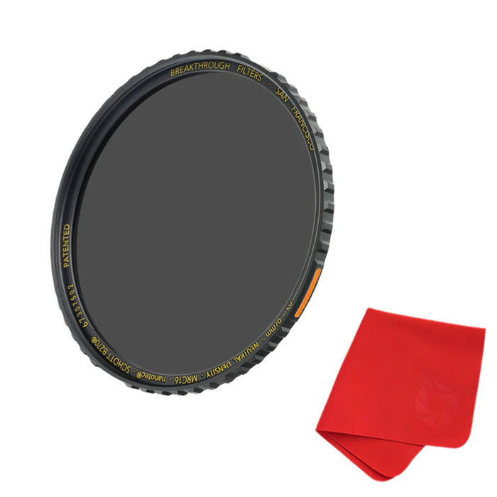 Breakthrough Photography 72mm X4 Solid Neutral Density 0.9 Filter - 3 Stop