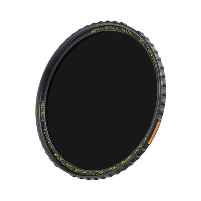 Breakthrough Photography 62mm X4 Solid Neutral Density 3.0 Filter - 10 Stop