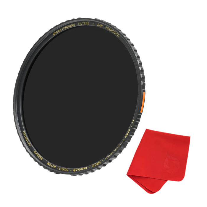 Breakthrough Photography 82mm X4 Solid Neutral Density 3.0 Filter - 10 Stop