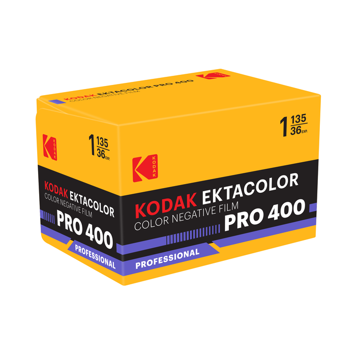 Kodak Eastman Professional EKTACOLOR PRO 400 Color Negative - 35mm Film, 36 Exposures, Single Roll