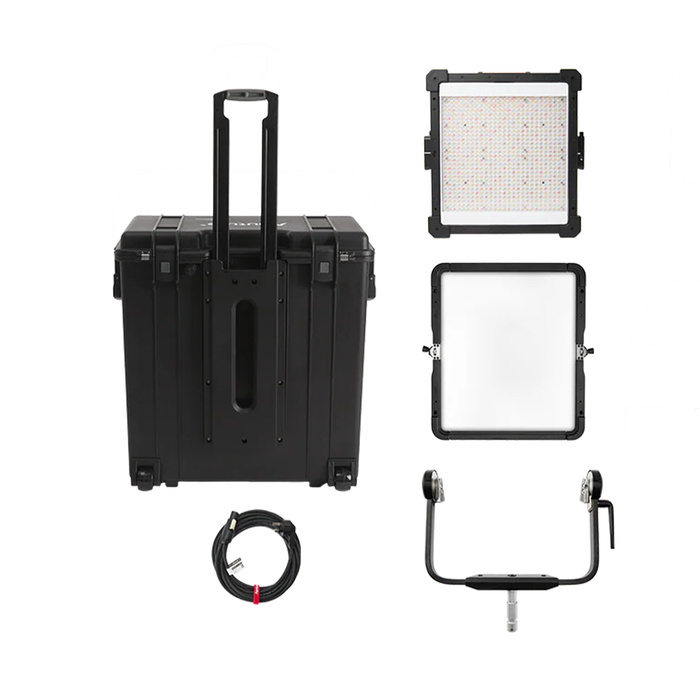 Aputure NOVA II 1x1 500W Tunable Color LED Panel Light with Hard Rolling Case (Travel Kit)